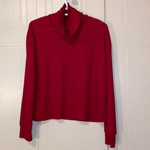 Shein Red Turtleneck